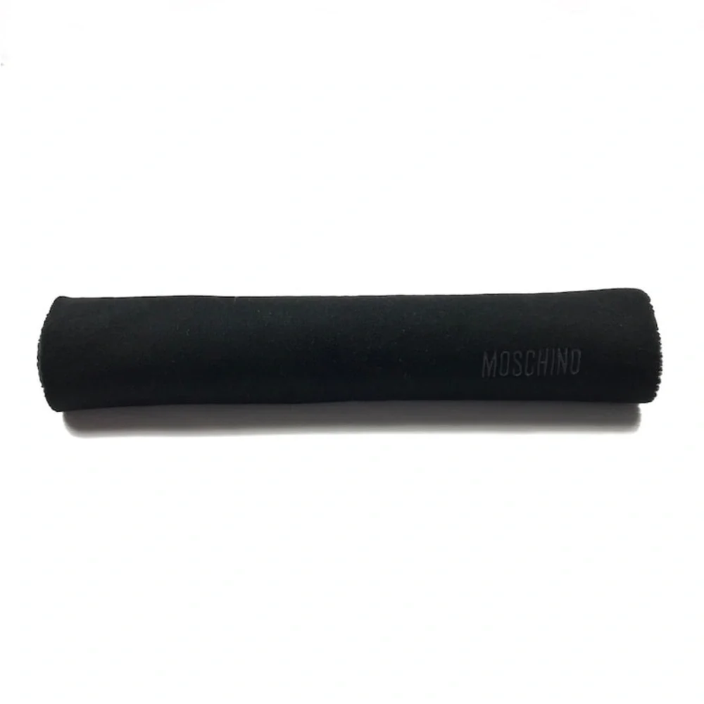 Moschino merino wool scarf in black Italy